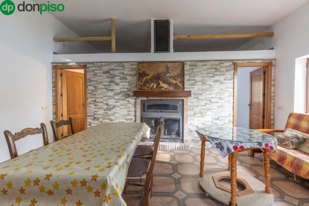 Dining Room - Cortijo with Pools in Sierra de Nigüelas
