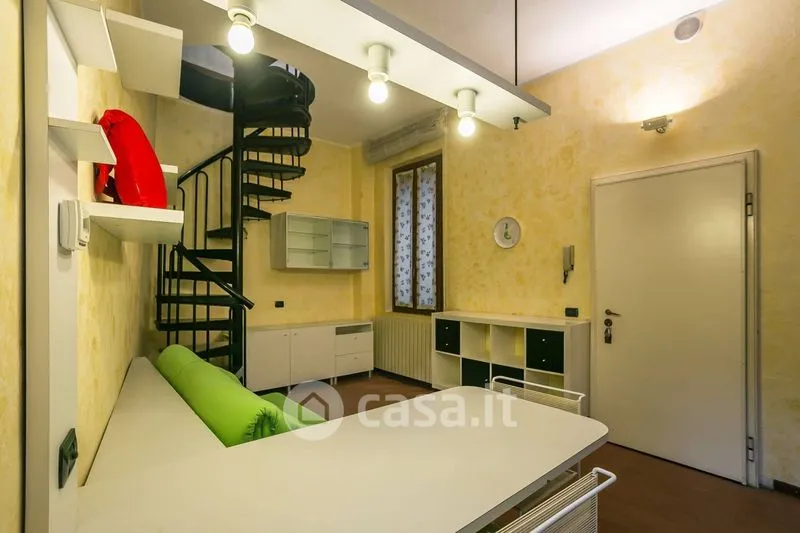 Living Room - Furnished Flat with Balcony in Bergamo's Città Alta