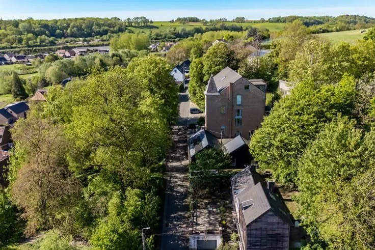 Vue aérienne - Appartement Rue de l'Hospice à Bassenge
