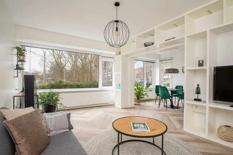 Soggiorno - Modern Apartment with Balcony in Amstelveen