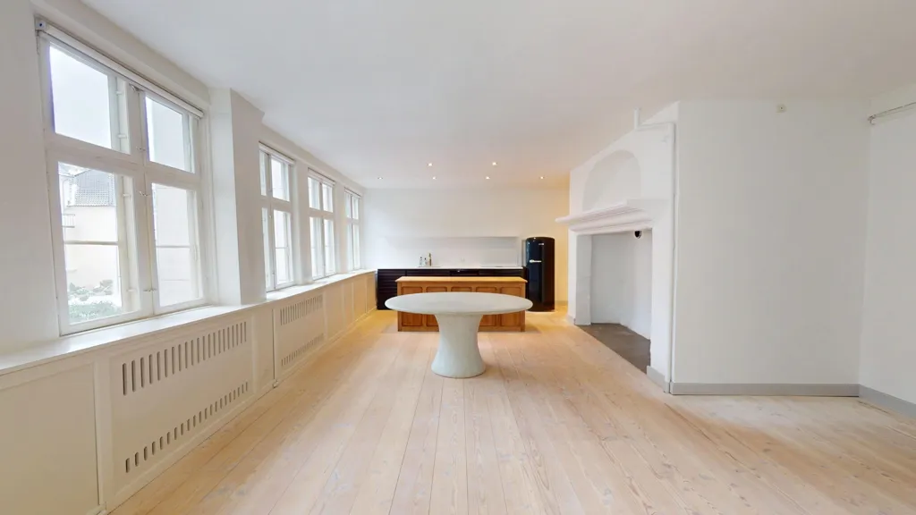 Séjour - Apartment with Private Garage in Frederiksstaden