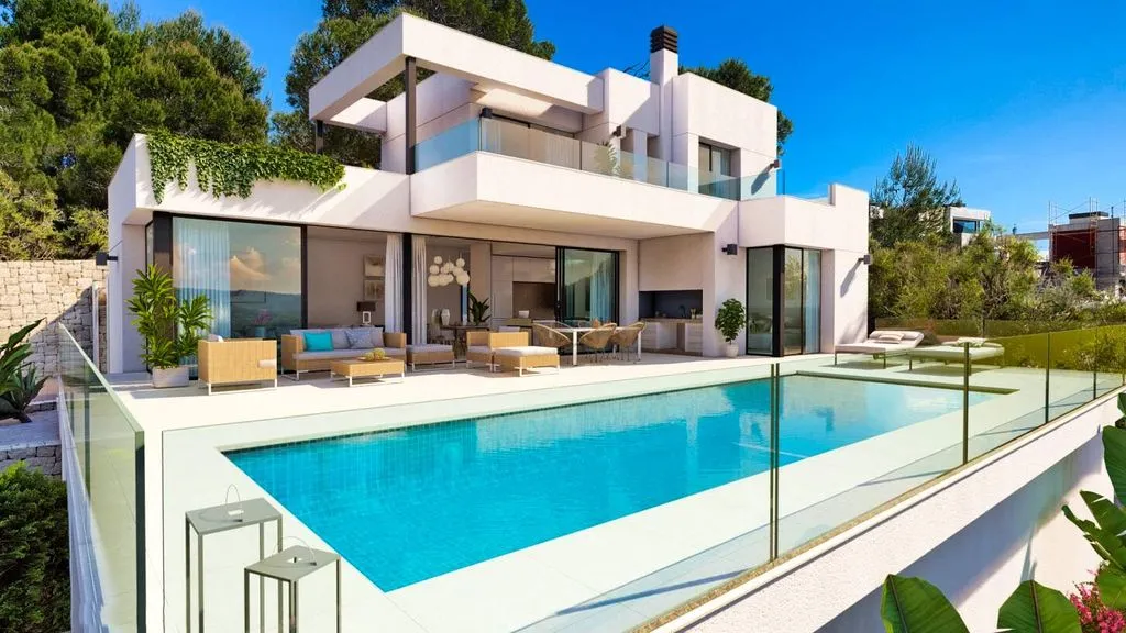 Piscina - Modern Villa with Mountain Views in Calpe