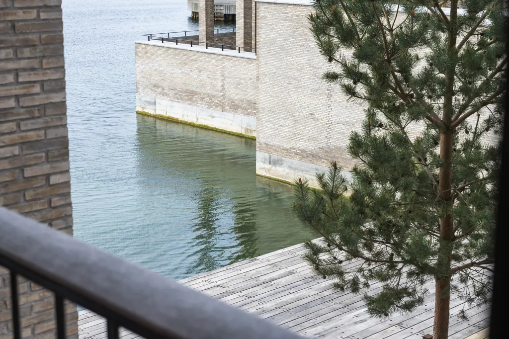 Terrasse - Apartment with Sea View and Garden in Hellerup