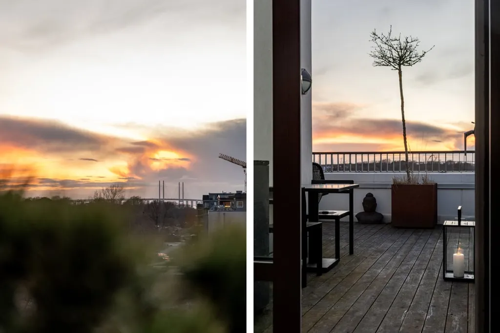 Balcon - Modern Two-Bedroom Flat with Dual Terraces in Malmö