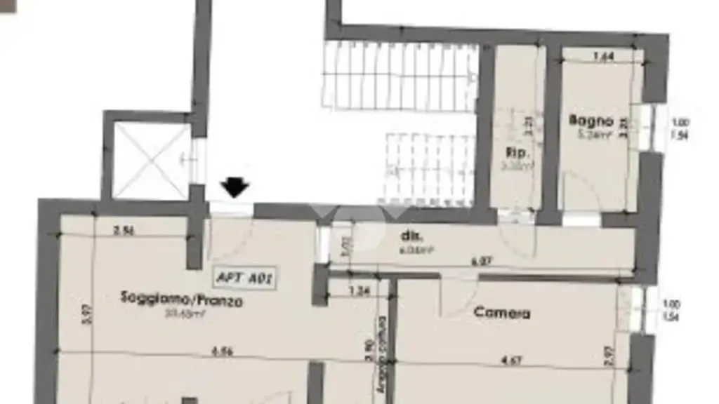 Plaan - Modern Apartment with Private Garden in Castelfranco Emilia