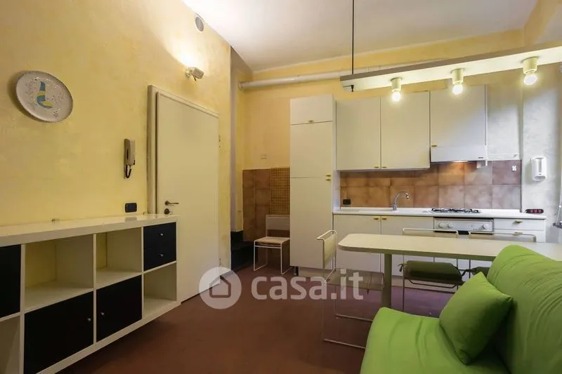 Living Room - Furnished Flat with Balcony in Bergamo's Città Alta