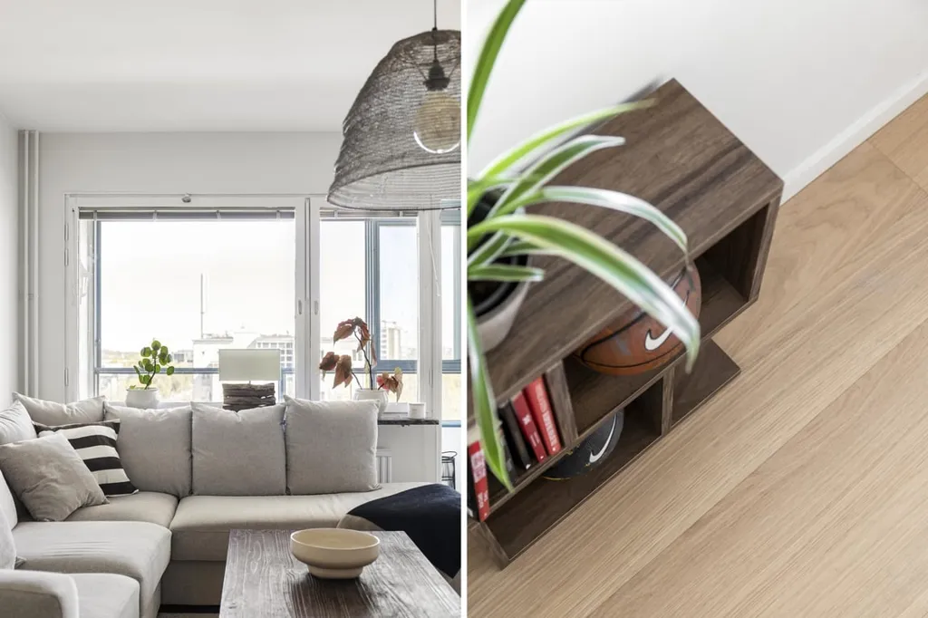 Séjour - Renovated Two-Bedroom with Glass Balcony in Malmö