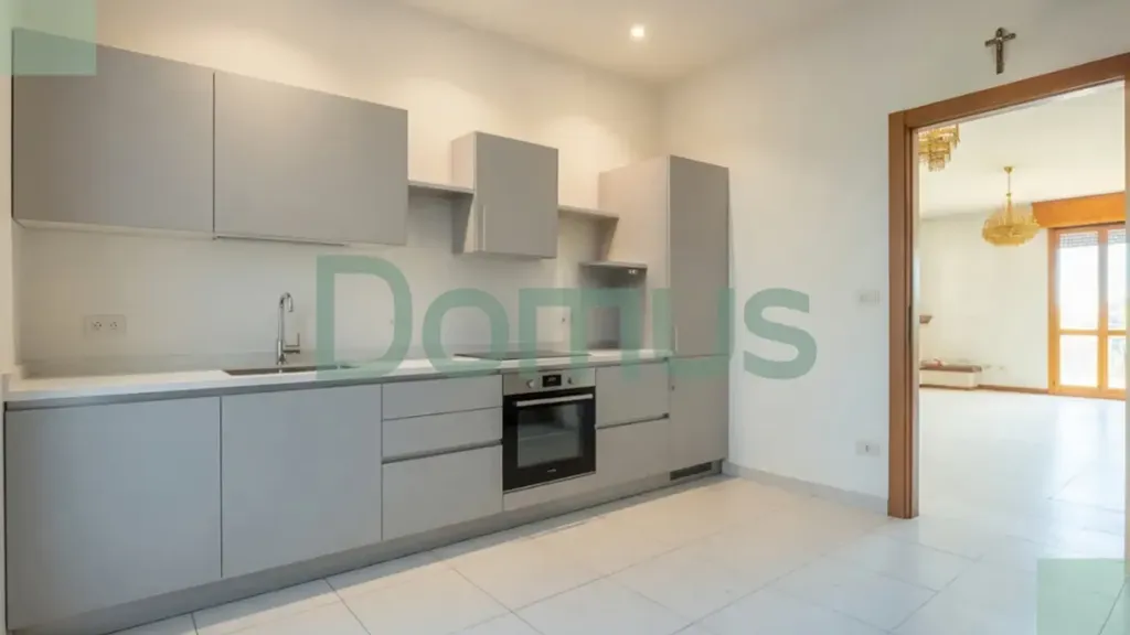 Kitchen - Spacious Apartment with Balcony in Cesena