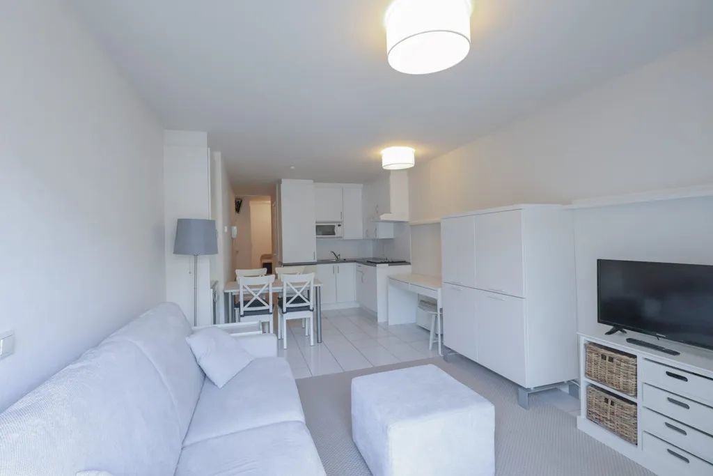 Séjour - Studio Meublé avec Terrasse à Oostduinkerke
