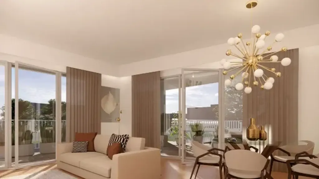 Séjour - Quadrilocale with Balcony and Terrace in Milan