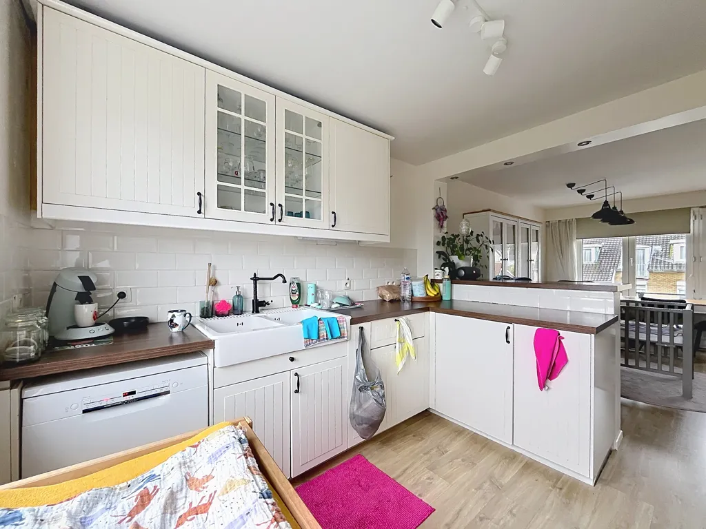 Köök - Bright Apartment with Garden in Sint-Michiels