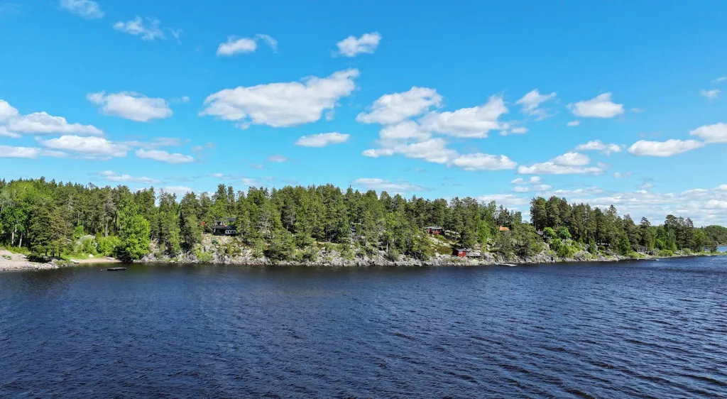 Vue aérienne - Cottage with River View in Tärnsjö