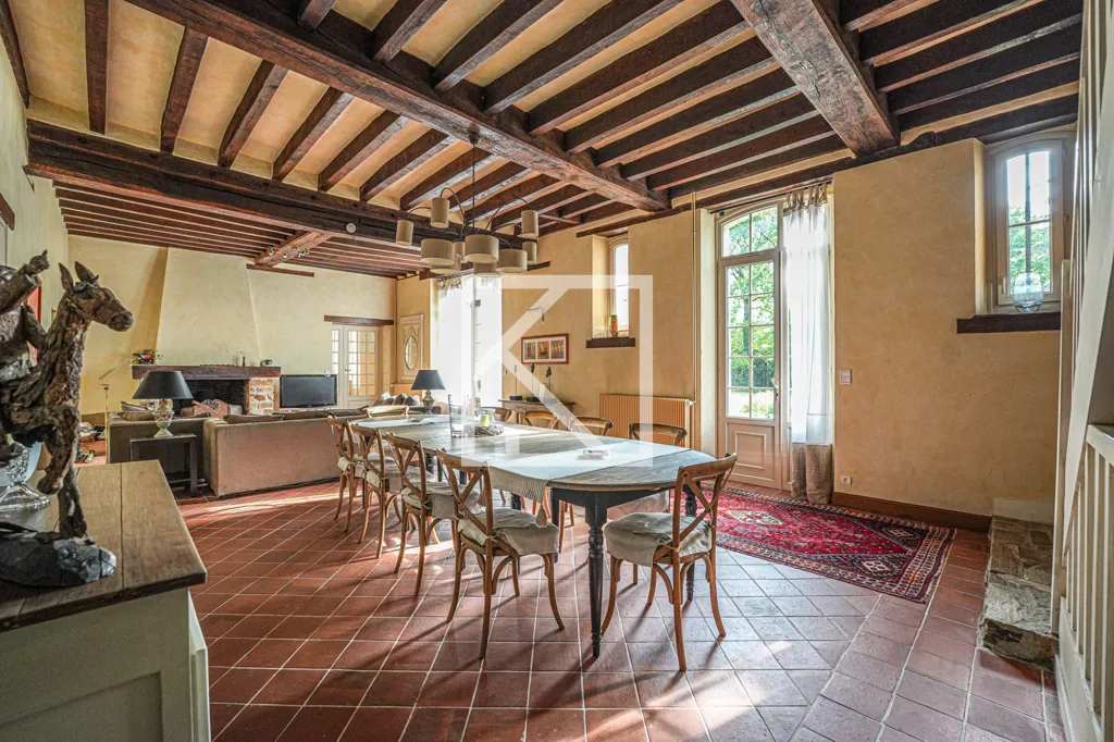 Salle à manger - Hôtel Particulier XIXe avec Piscine à Angers