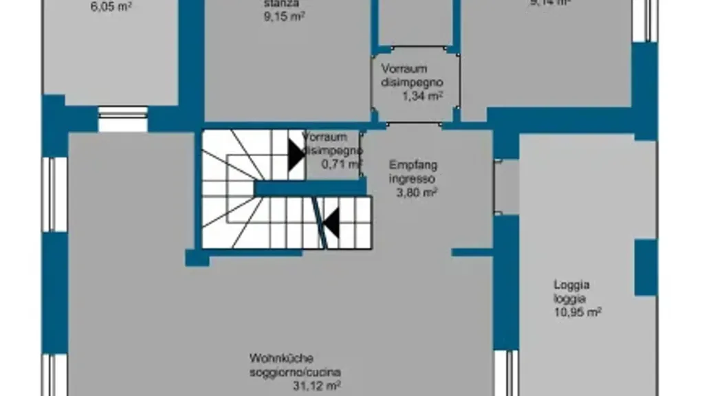 Planimetria - Modern Villa with Solar Panels in Reggello