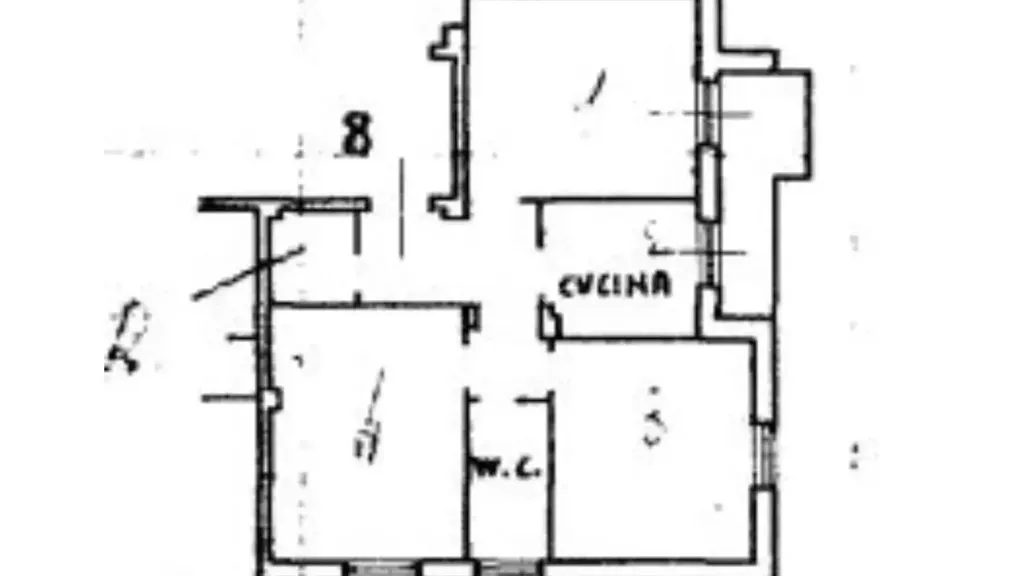 Plan - Apartment with Balcony in Novi Ligure