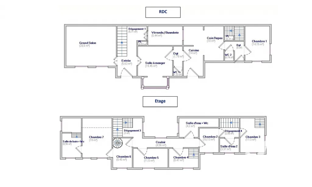 Plaan - Exceptional 10-Piece House with Pool in Colombes