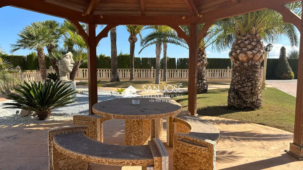 Terrasse - Luxury Chalet with Tropical Pool in Aspe