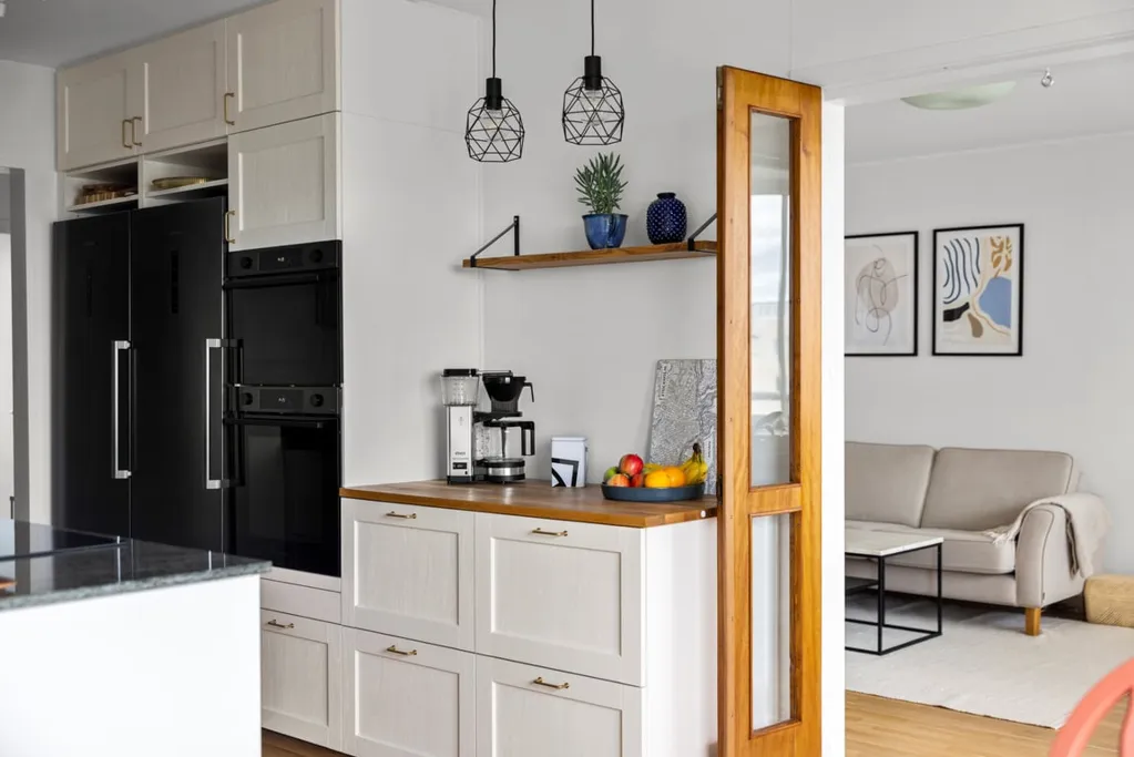 Kitchen - Renovated Apartment with Balcony in Tyresö