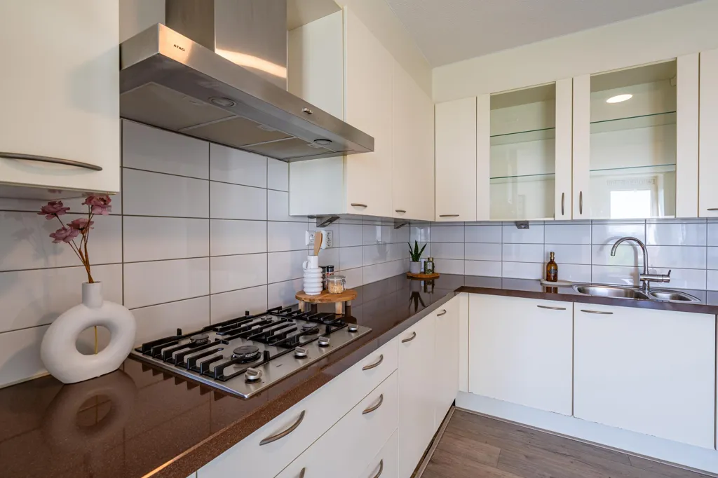 Köök - Penthouse with Panoramic View in Amsterdam