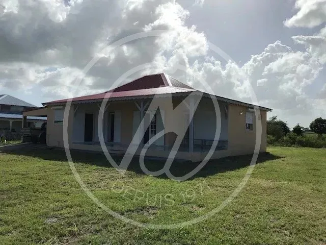 Exterior - Contemporary Villa with Garden in Le Moule