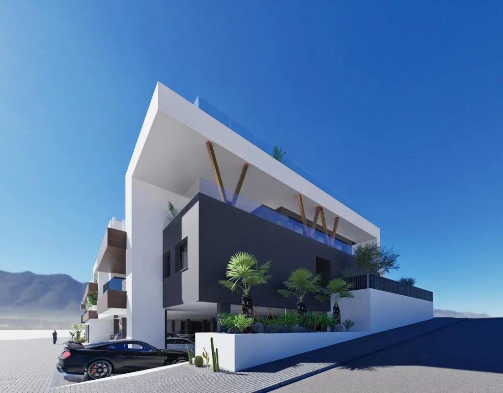 New Build Apartment with Rooftop Pool in Benijófar