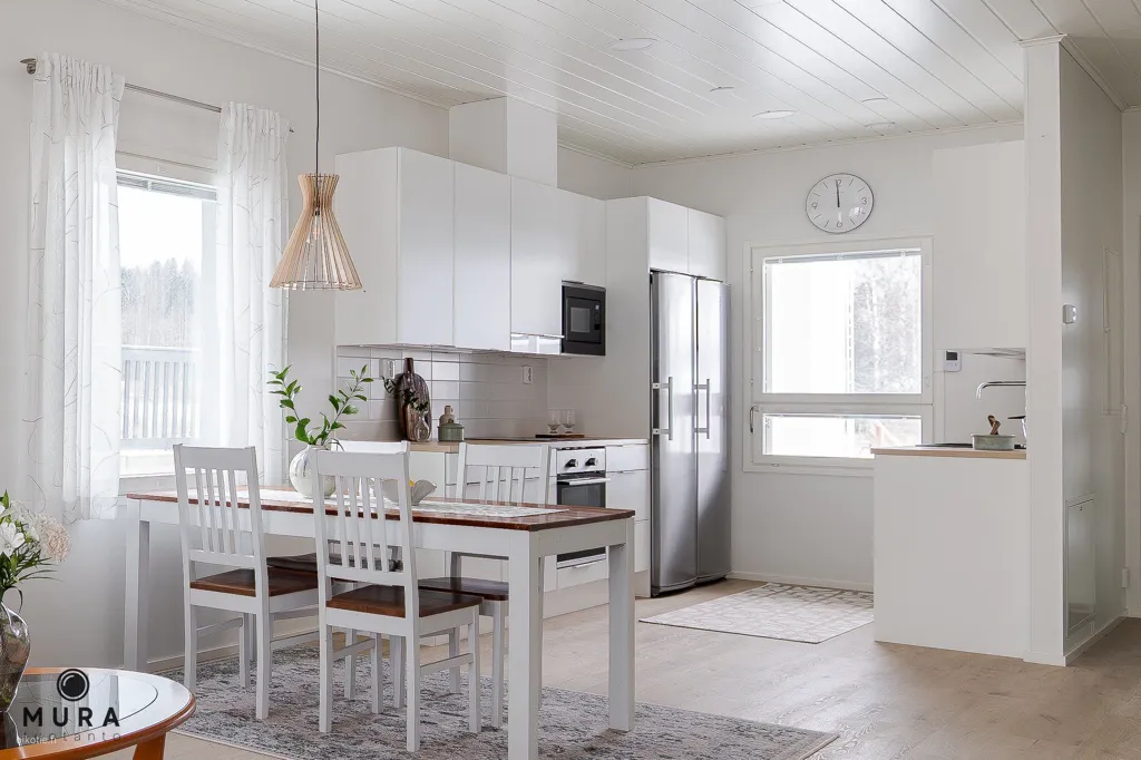 Köök - Modern Apartment with Terrace in Kangasala