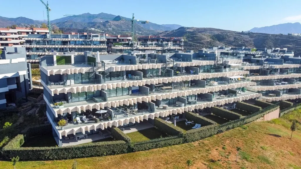 Õhuvaade - Apartment with Large Terrace in Estepona