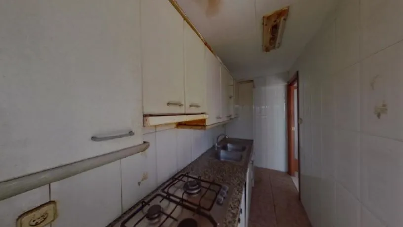 Köök - Apartment with Balcony in Badalona Centre