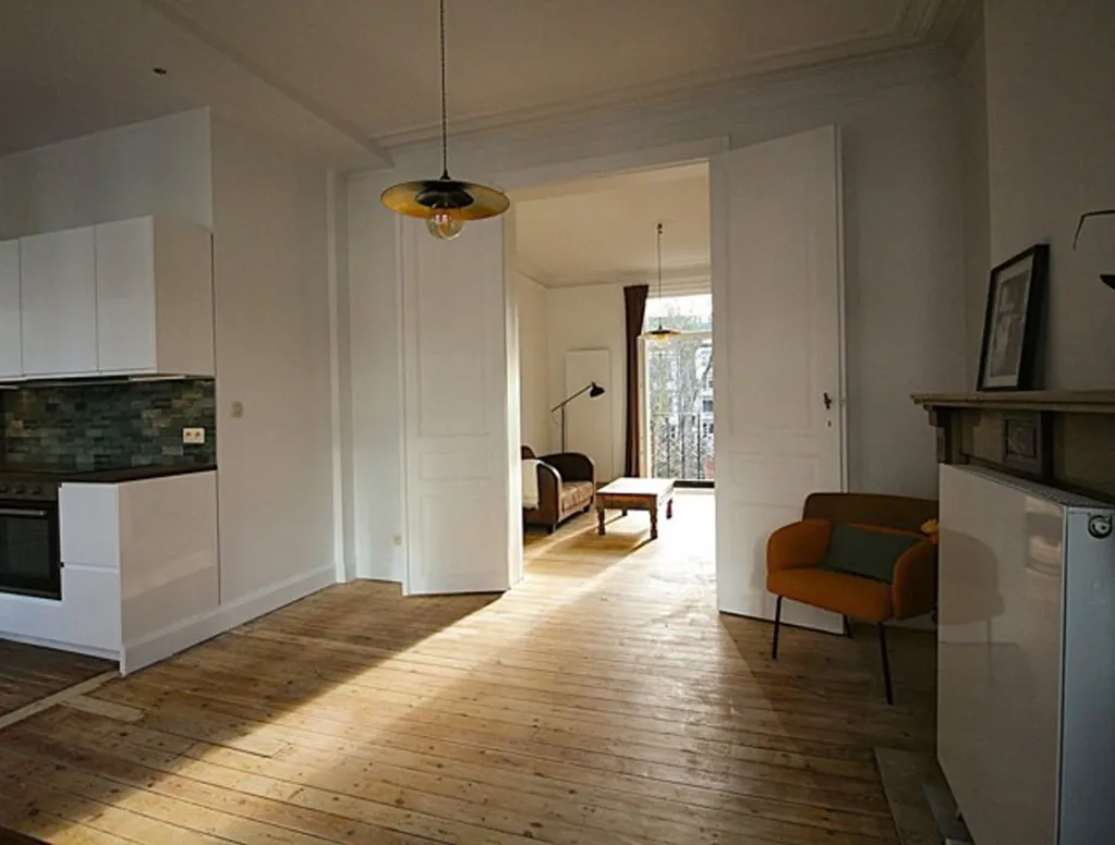 Köök - Duplex with Balcony in Saint Gilles