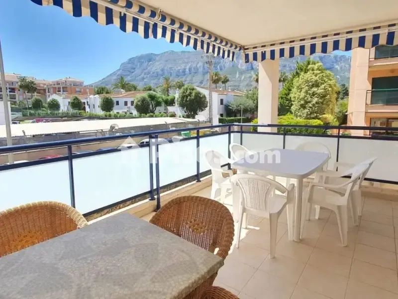 Terrace - Apartment with Mountain View near Denia