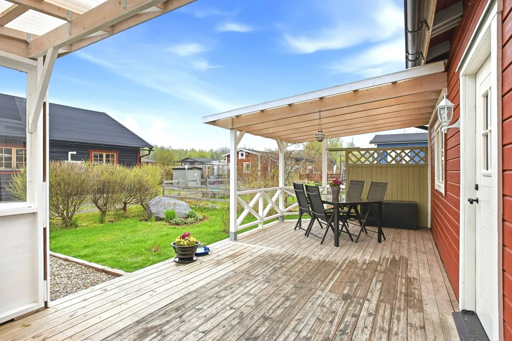 Terrasse - Cottage with Garden near Umeå