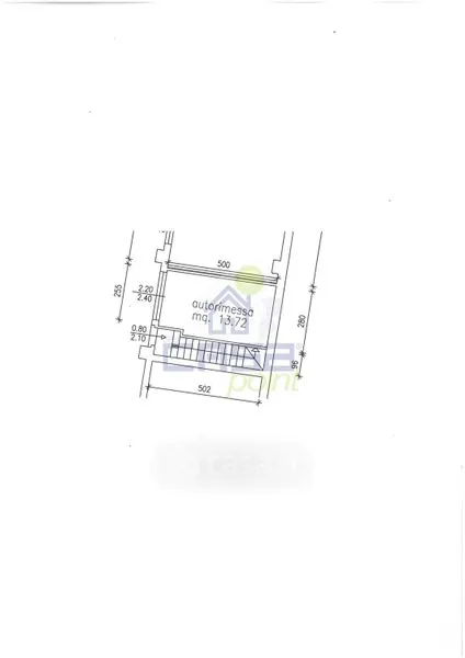 Planimetria - Fully Rented Flat with Terrace in Crema