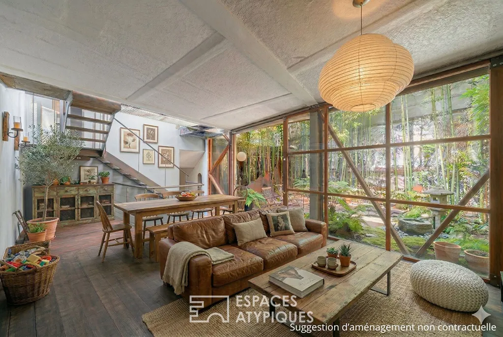 Elutuba - Boat-Inspired Loft with Garden in Gobelins