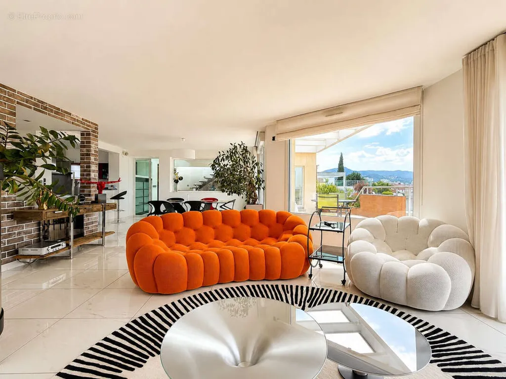 Séjour - Villa sur les Toits avec Terrasse Panoramique à Clermont-Ferrand