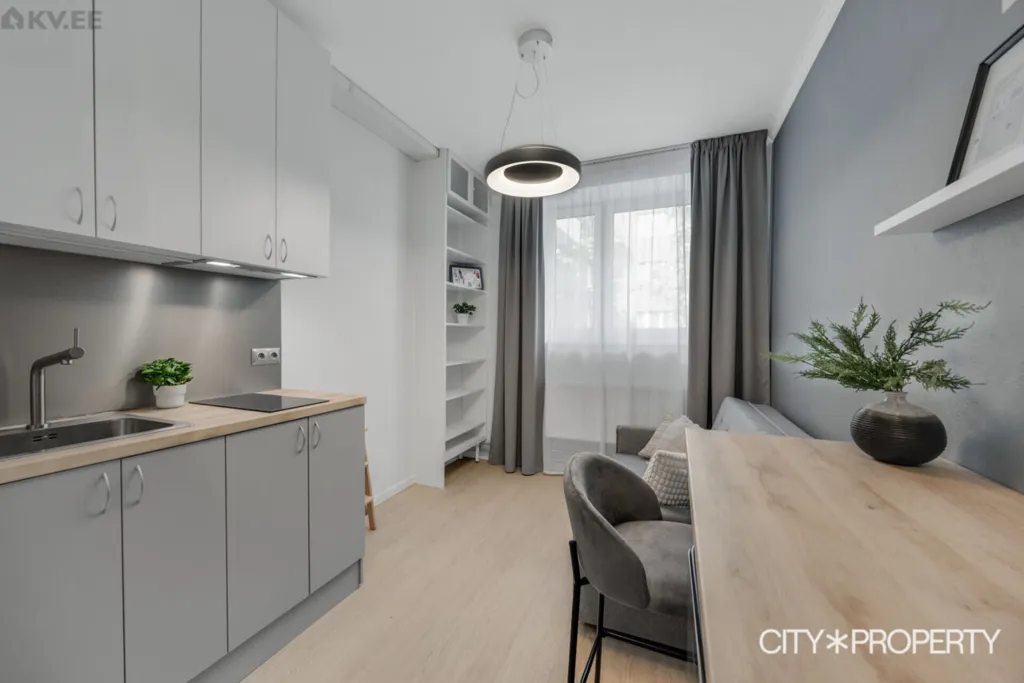 Cucina - Modern Micro-apartments with Private Bath in Tallinn Centre