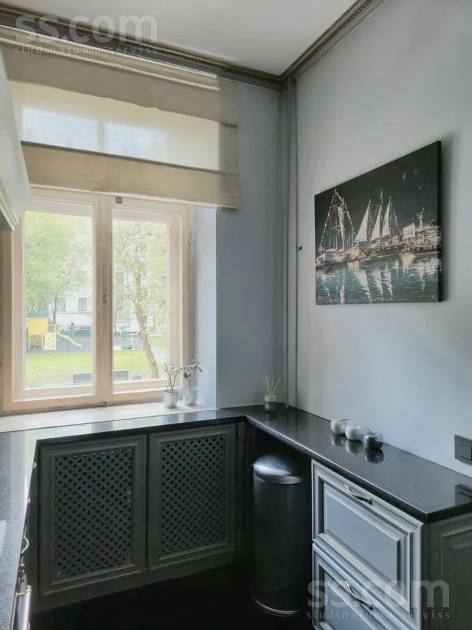 Köök - 4-Bedroom Apartment with Balcony in Riga Centre