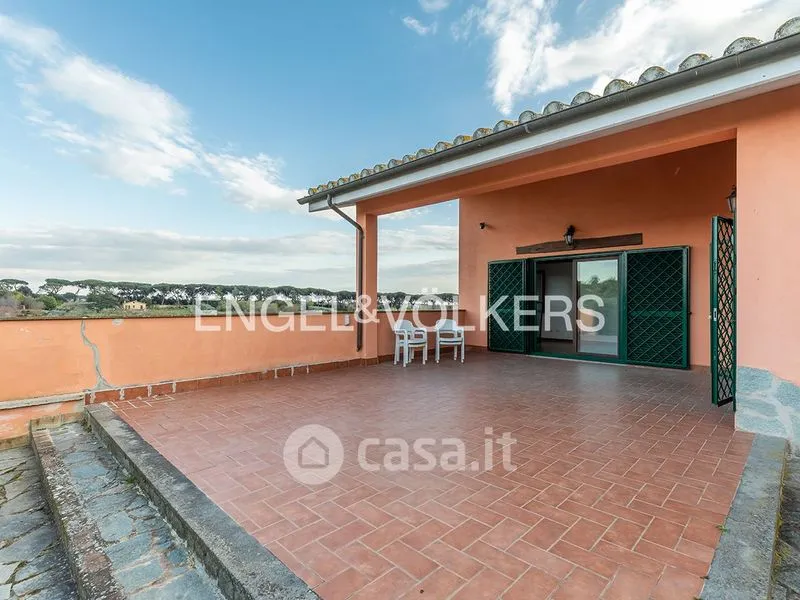 Terrasse - Villa with Pool and Park in Rome North