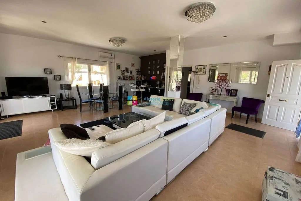 Séjour - Chalet with Pool and Terrace in Arboleas