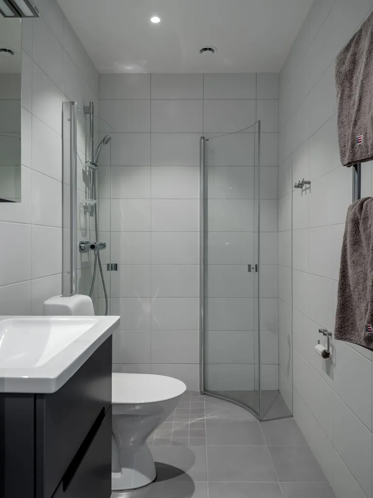 Salles de bain - Apartment with Ski Lift Access in Stöten