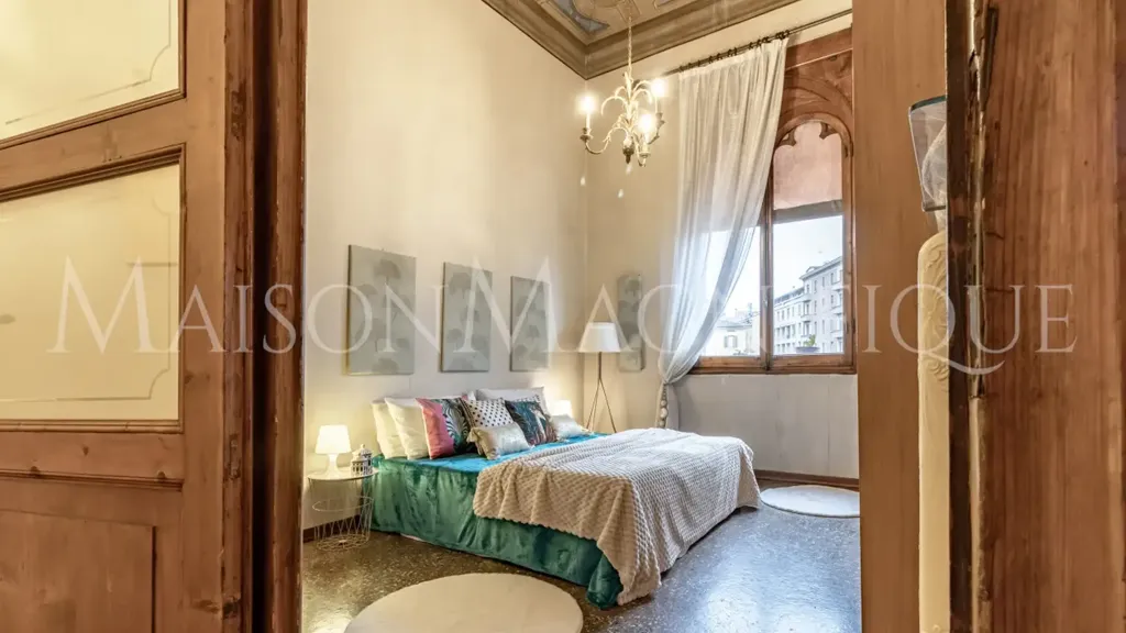 Bedrooms - Historic Apartment with Views in Bologna Centre