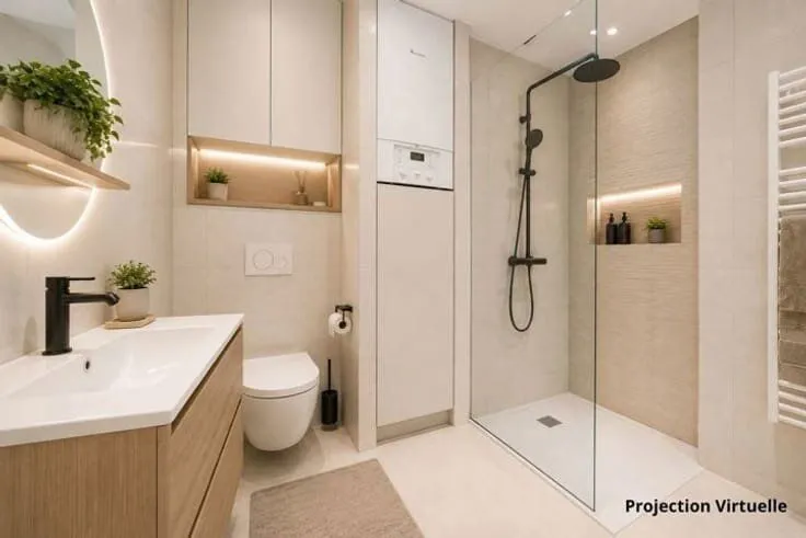 Bathrooms - Bright Flat with Private Garden in Detached Setting
