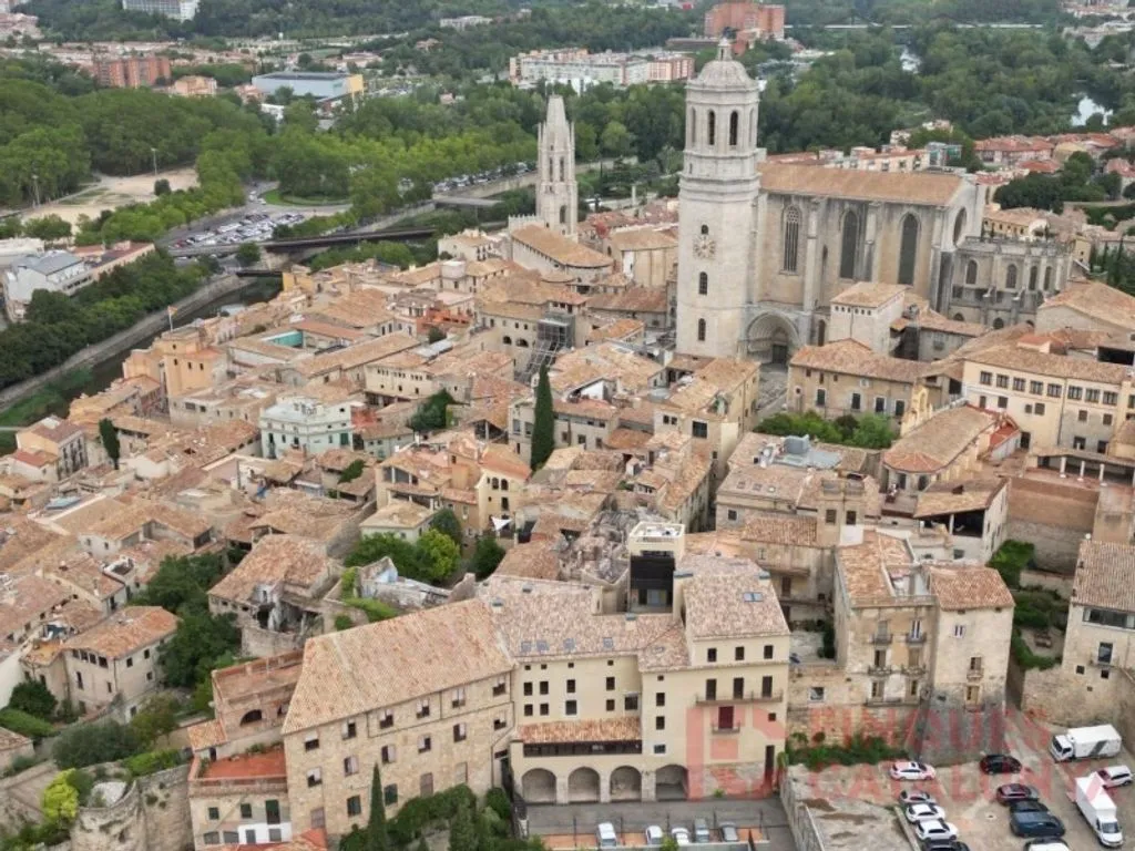 Vue aérienne - Luxury Apartment with Historic Setting in Girona