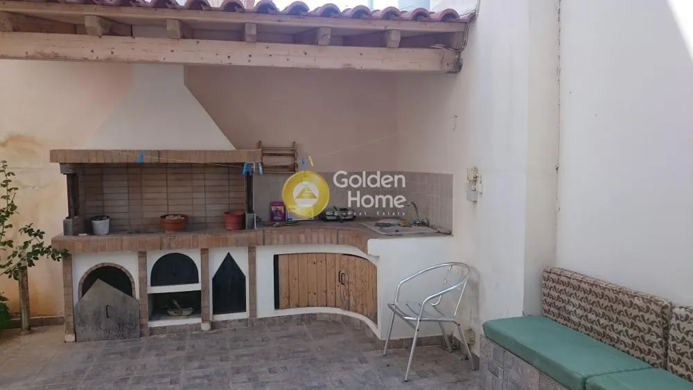 Terrace - Seafront Villa with Garden in Assos-Lexaio