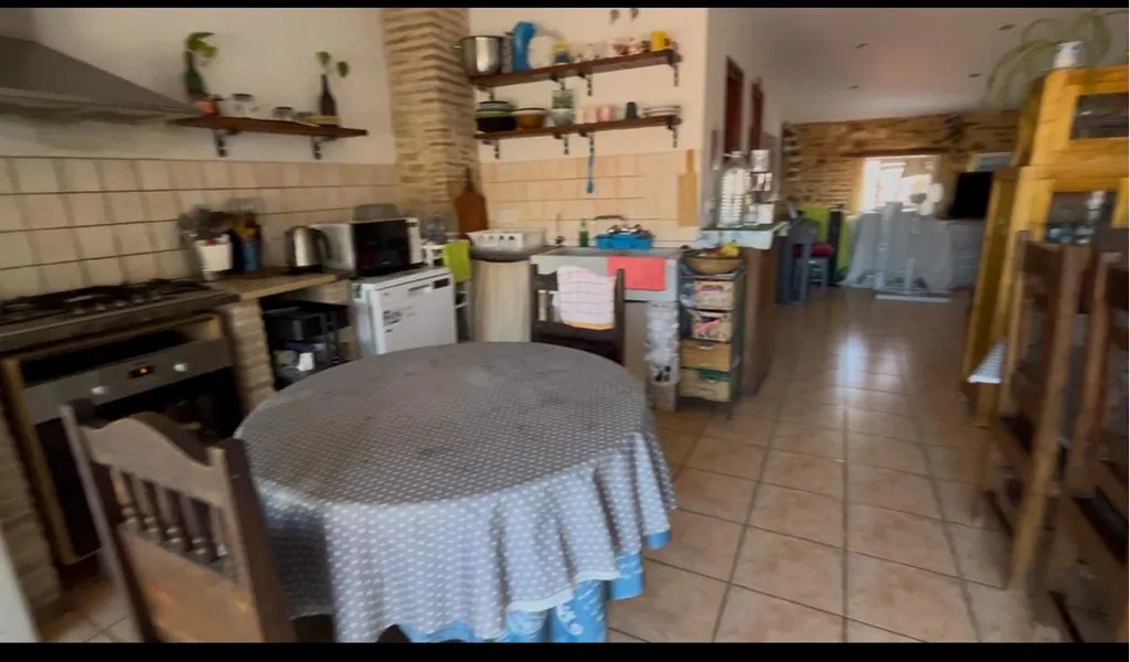 Cuisine - Rustic Escaleta House with Terrace in Catarroja