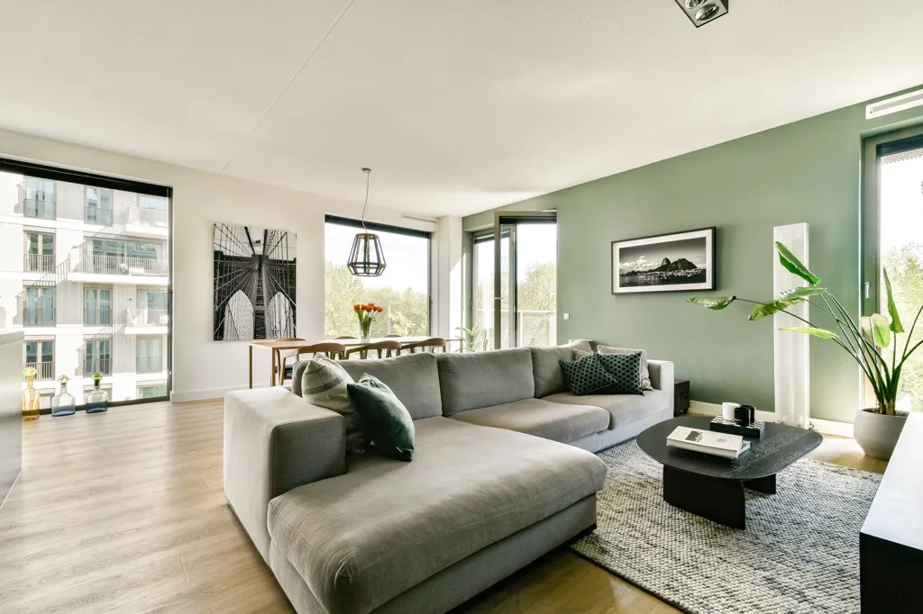 Elutuba - Modern 3-Bedroom Corner Apartment with Waterfront View in Amsterdam