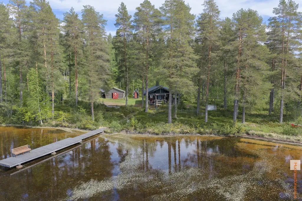 Vista aerea - Cottage with Private Lakefront in Pihtipudas