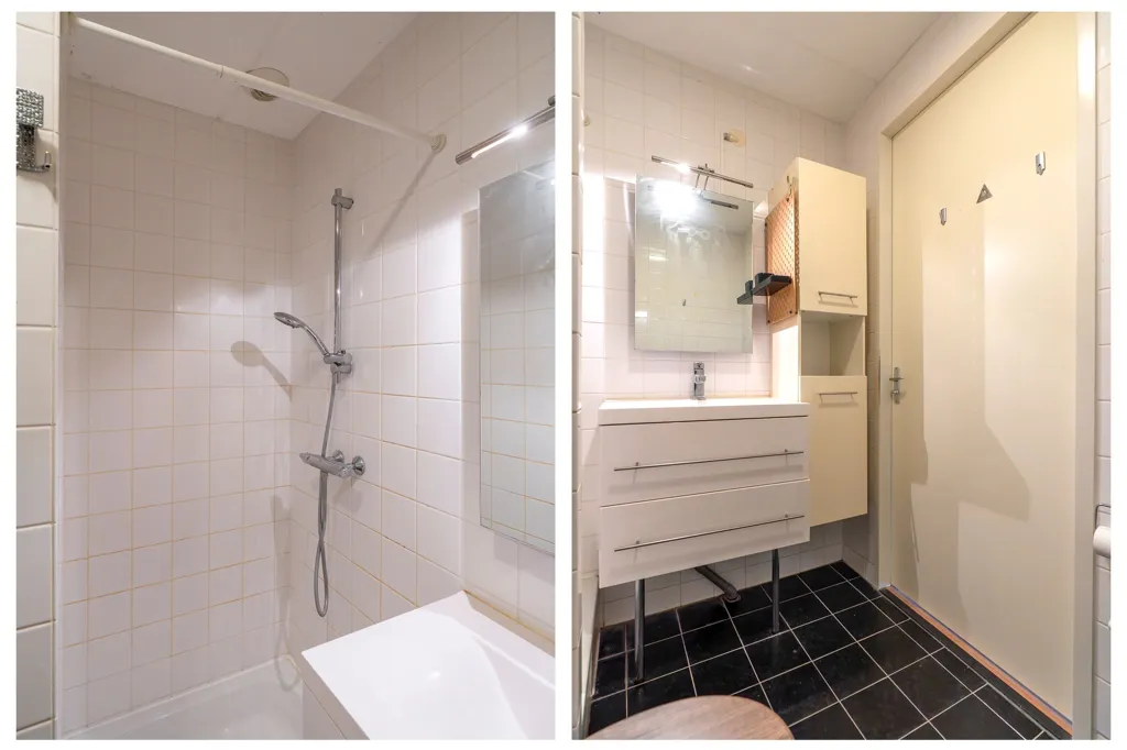 Salles de bain - Studio Flat with Canal View in Utrecht