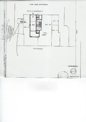 Plan - Attico with Panoramic View in Voghera