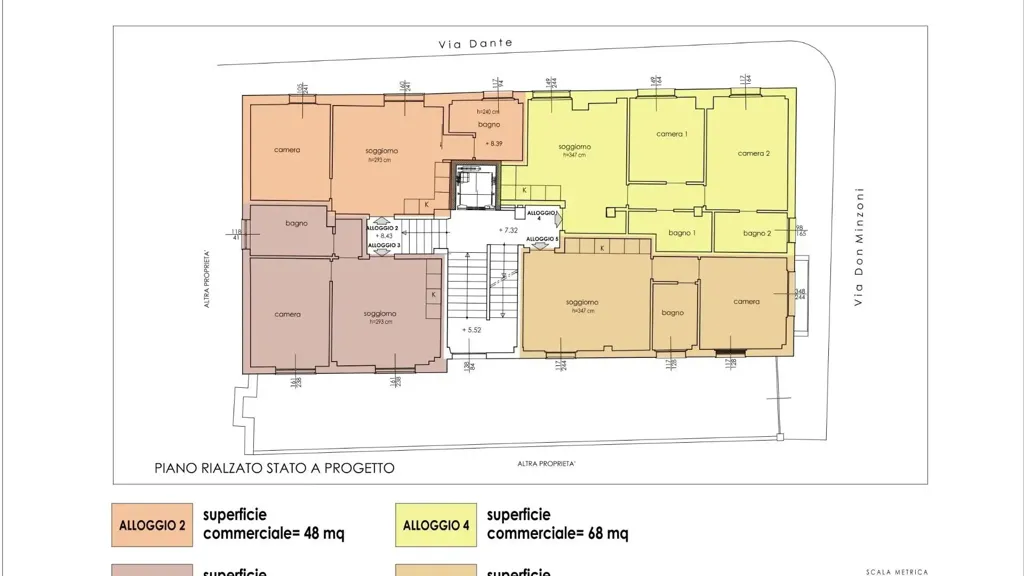 Plan - Rearranged Apartment with Sea View in Borghetto