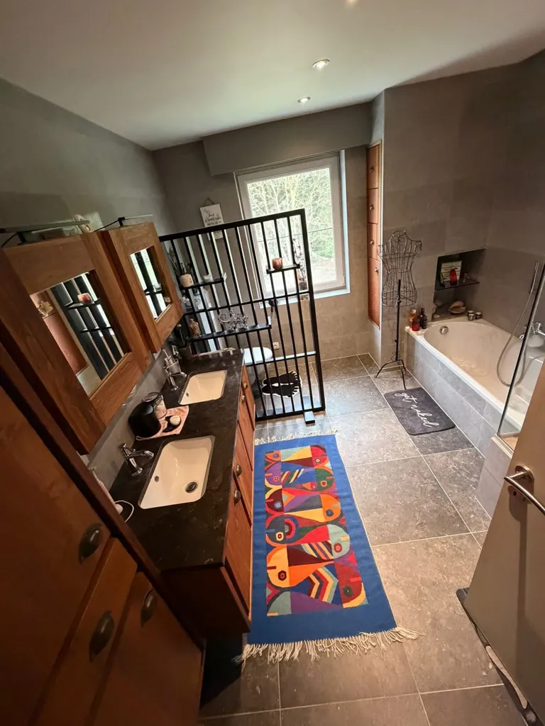 Salles de bain - Modern House with Schelde View in Weert